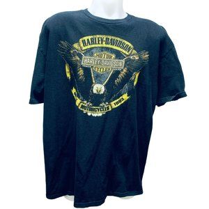 Harley Davidson 2XL Black T-Shirt Las Vegas Nevada Eagle